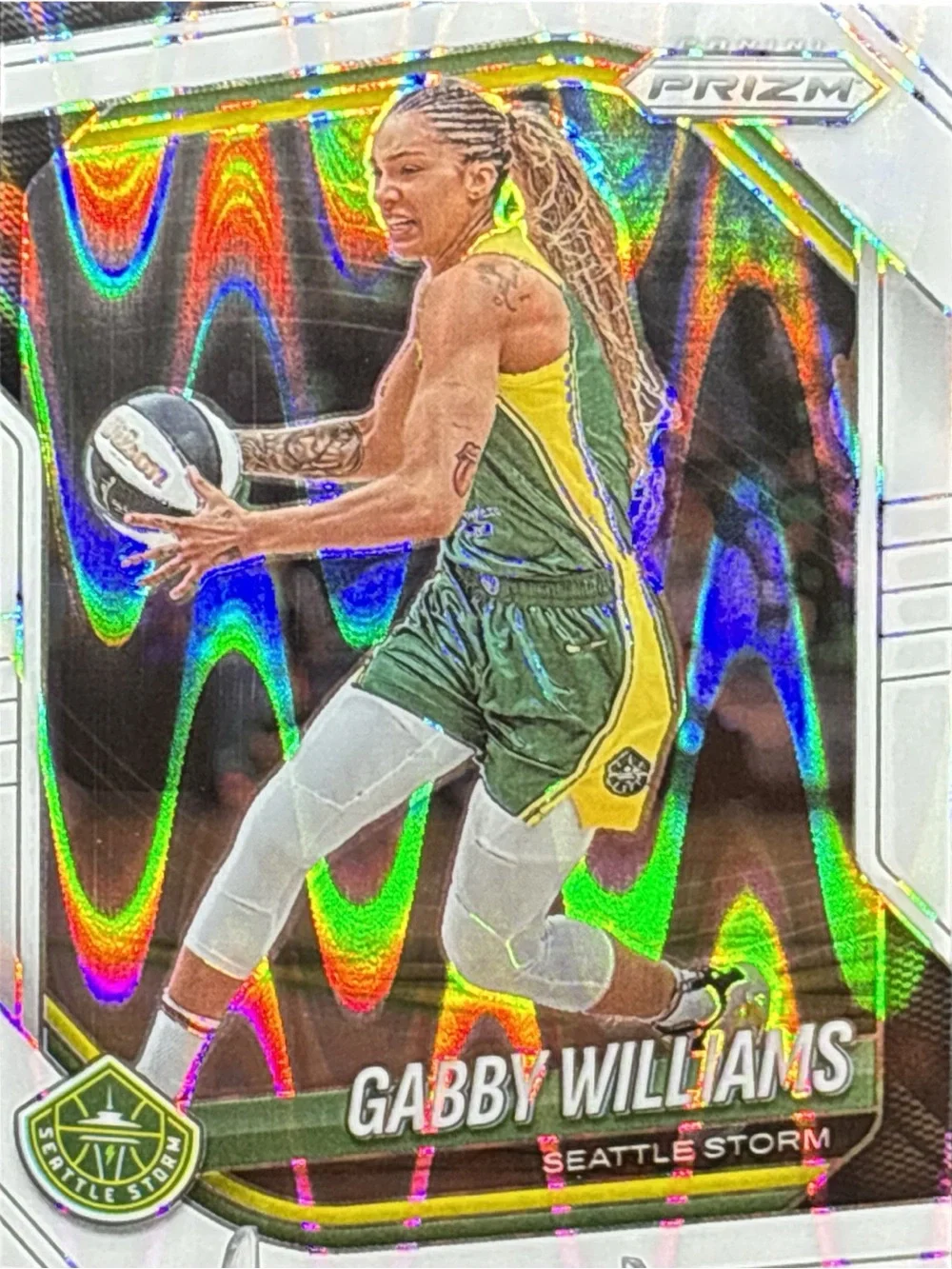 Panini Prizm Gabby Williams Seattle Storm Basketball Card - Refractor